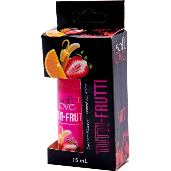 GEL AROMATIZANTE HOT TUTTI FRUTTI SOFT LOVE 15ml