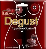 Tapa Sexo Comestível Chocolate Hot Flowers  A142