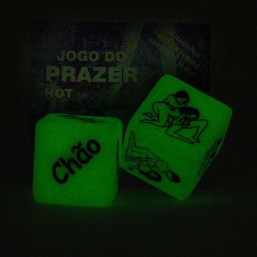 DADOS JOGO DO PRZER DUPLO BBRILHA NO ESCURO