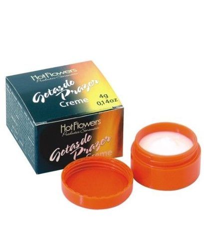 Gotas Do Prazer Creme Pote 4gr Hot Flowers  A333