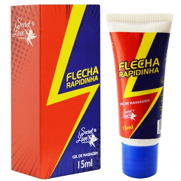 FLECHA RAPIDINHA GEL PARA MASSAGEM 15ML SECRET LOVE