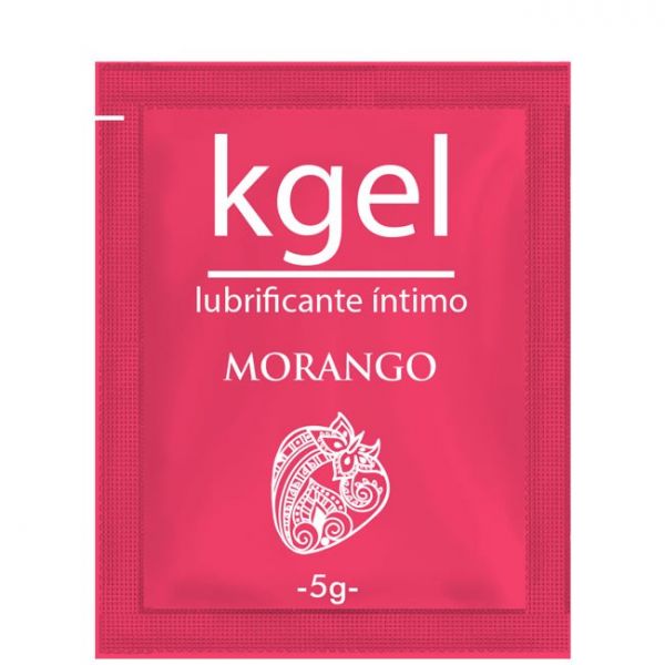 Lubrificante Íntimo KGEL em Sachê 5 G - Morango