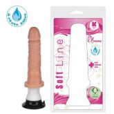 PROTESE VIBRADOR COM VENTOSA A PROVA D´GUA 17,5X3,8CM