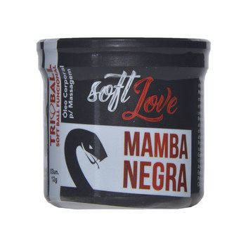 BOLINHA MAMBA NEGRA 3 UNIDADES SOFT LOVE