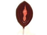 Pirulito de chocolate em formato de vagina  A216