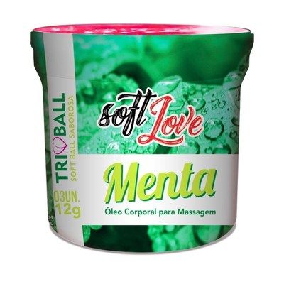 BOLINHA TRIBALL MENTA 12G 03 UNIDADES SOFT LOVE