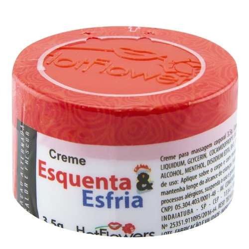 CREME ESUENTA E ESFRIA HOT FLOWERS 3,5g