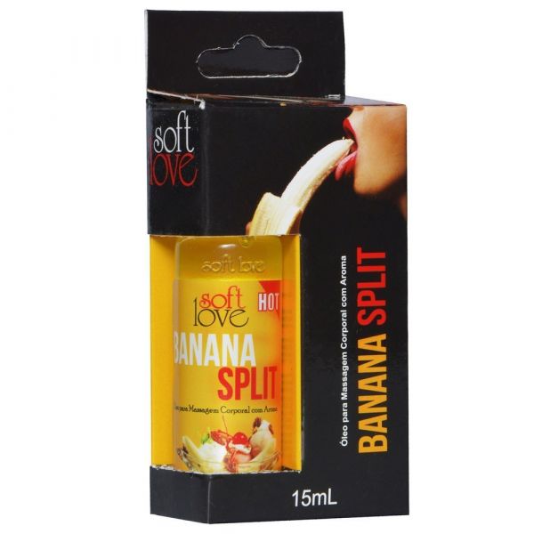 GEL AROMATIZANTE HOT BANANA SPLIT 15ML SOFT LOVE