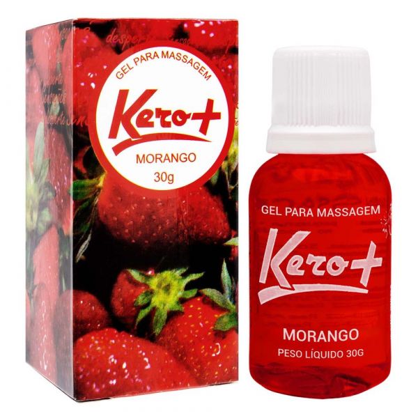 GEL COMESTIVEL HOT KERO+ PAU BRASIL MORANGO