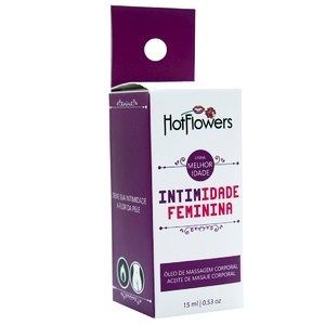 INTIMIDADE ESTIMULANTE SEXUAL FEMININO 15ML HOT FLOWERS