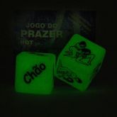 DADOS JOGO DO PRZER DUPLO BBRILHA NO ESCURO