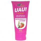 GEL LUBRIFICANTE AROMATIZADO MORANGO COM CHAMPAGNE UAU! 60ML - SOFT LOVE