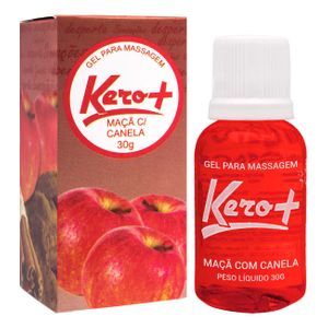 GEL COMESTIVEL HOT KERO+ PAU BRASIL MAÇÃ COM CANELA