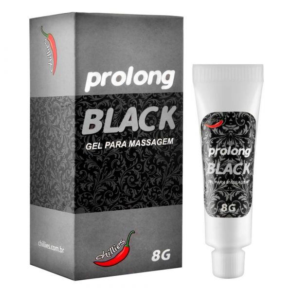 PROLONG BLACK PROLONGADOR DE EREÇÃO  CHILLIES 8G