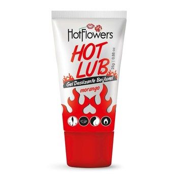 HOT LUB LUBRIFICANTE BEIJÁVEL 25G HOT FLOWERS