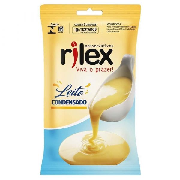 PRESERVATIVO AROMATIZADO LEITE CONDENSADO RILEX